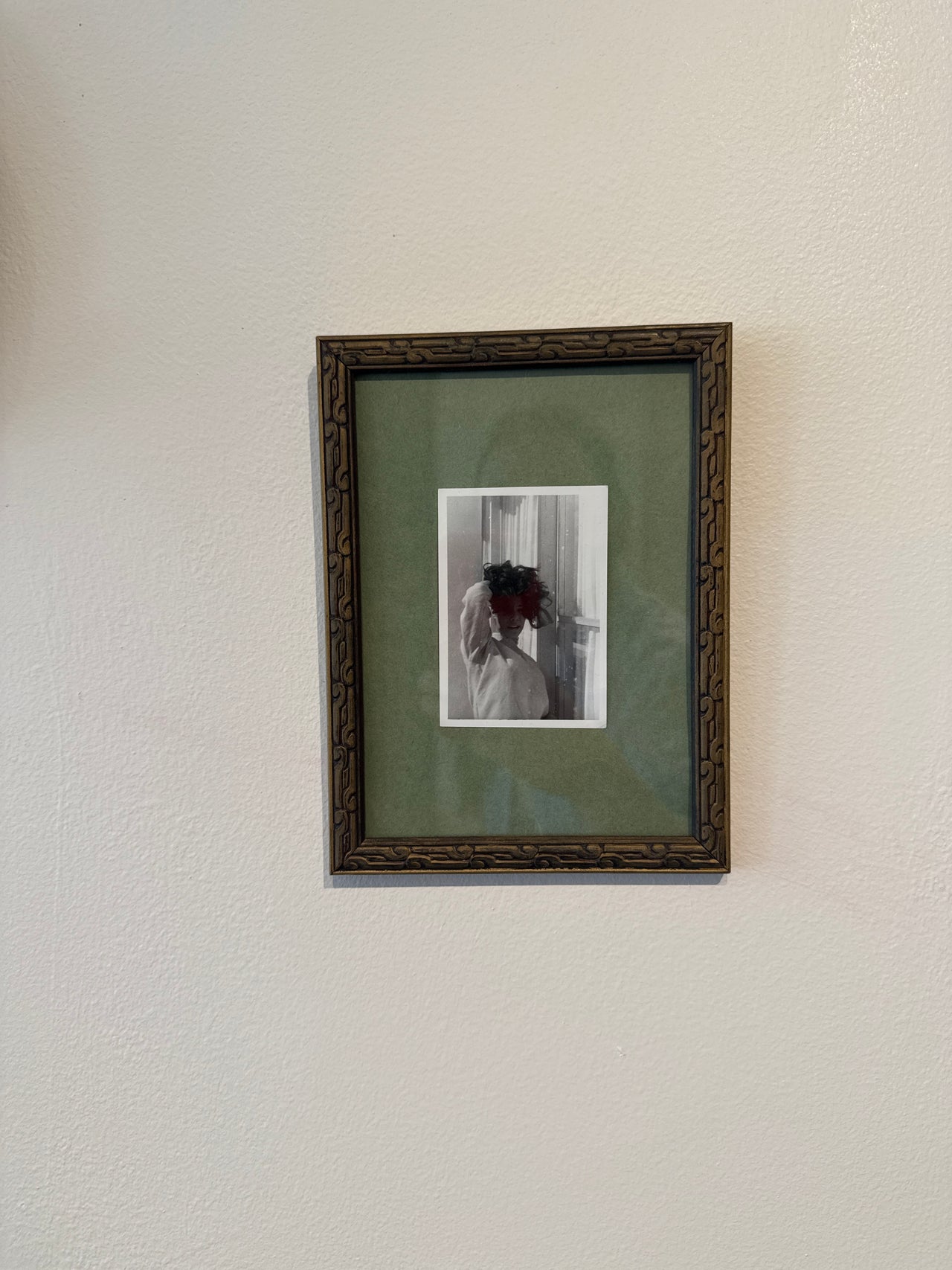 Vintage Framed B&W Photo of a Woman