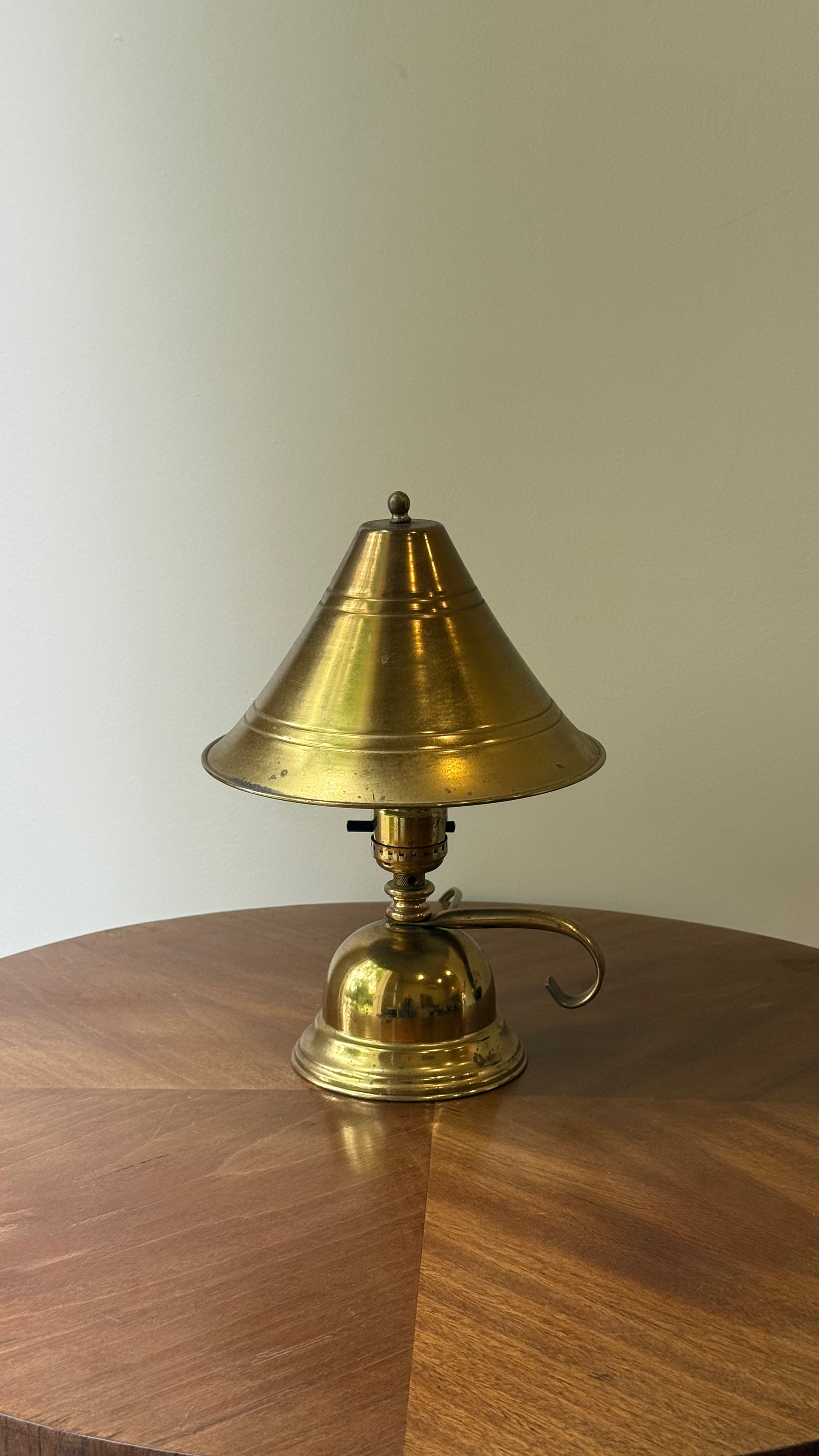Brass Oil Lamp Table Lamp c. 1960s