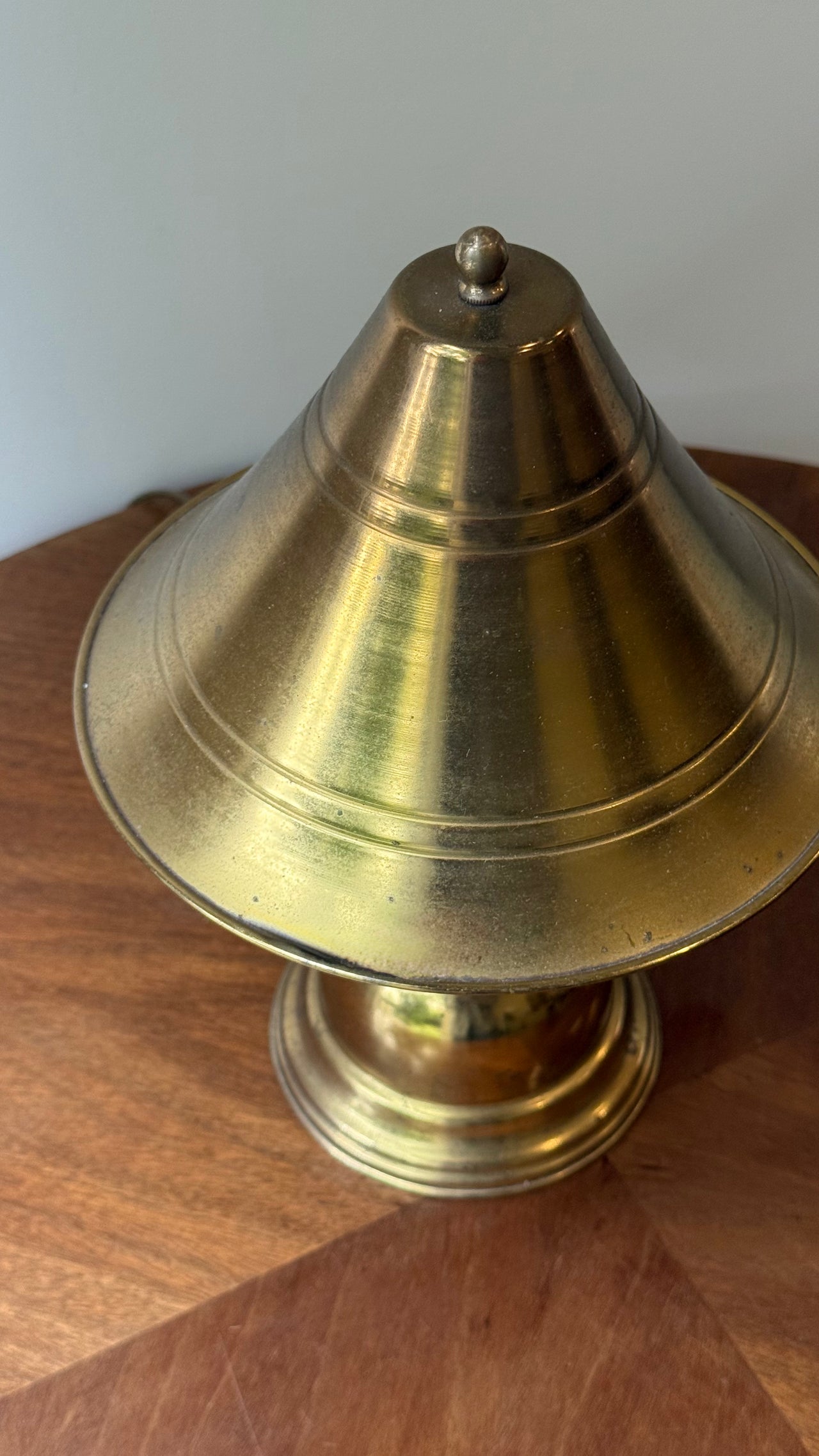 Brass Oil Lamp Table Lamp c. 1960s