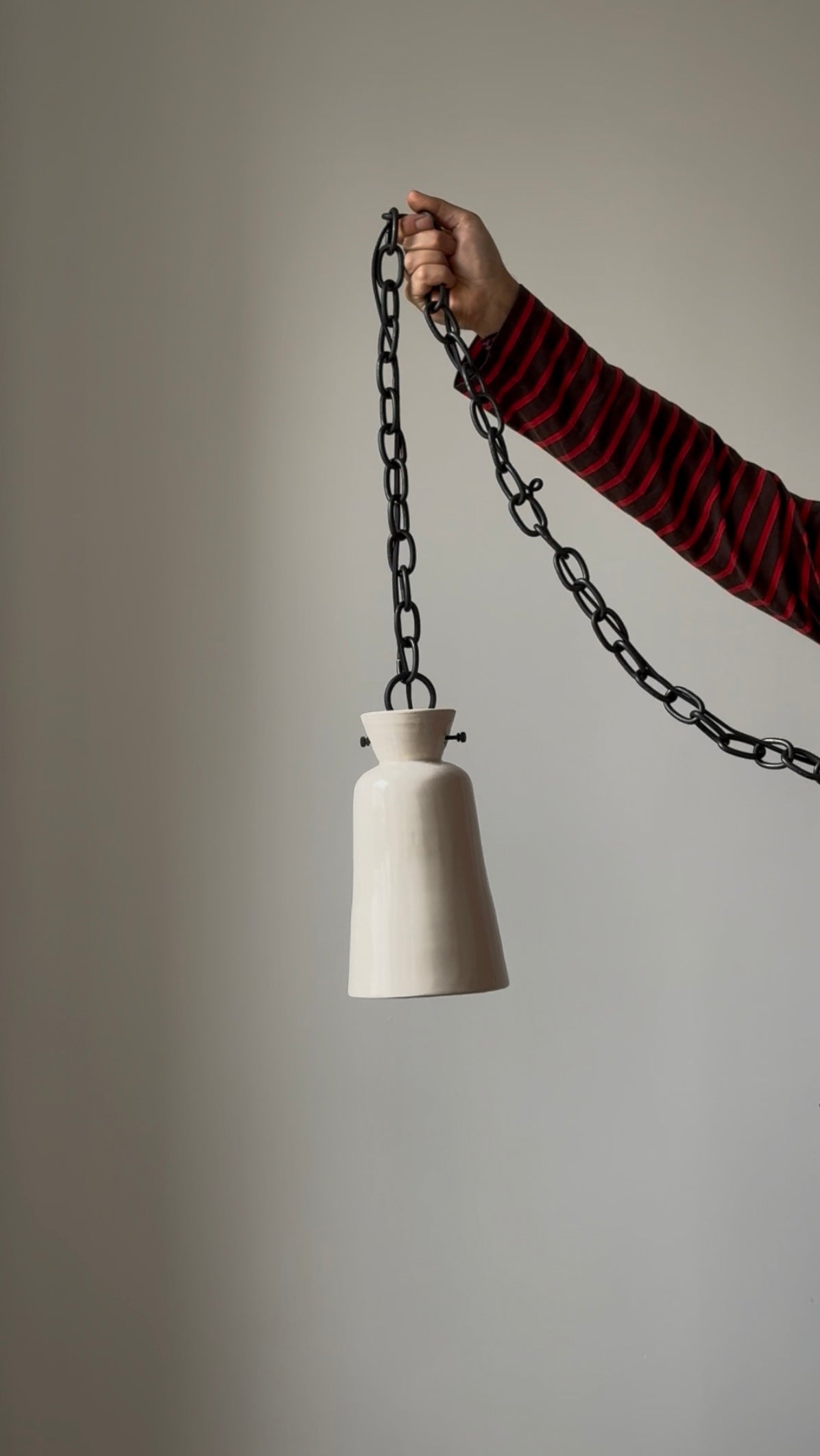 Handmade Porcelain Bell Pendants