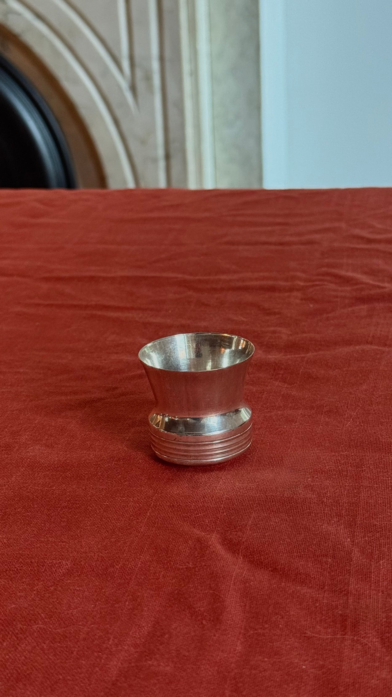 French Silver Plated Egg Cups