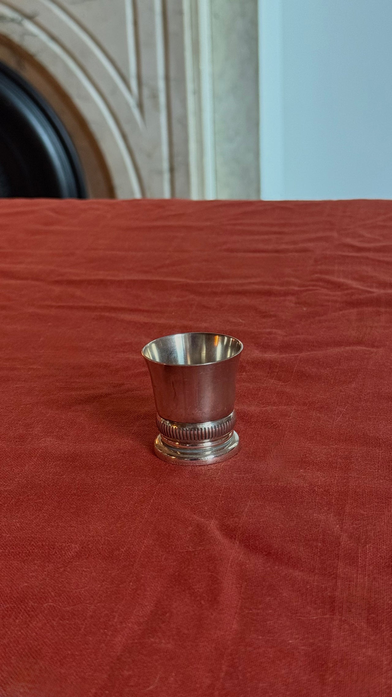 French Silver Plated Egg Cups