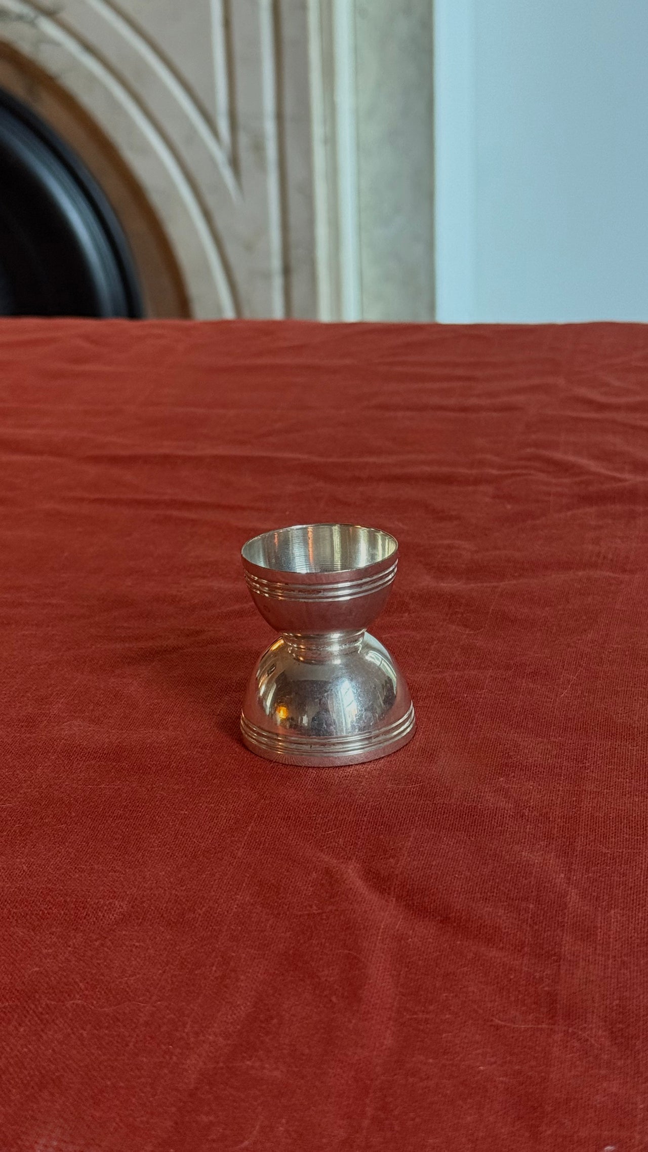 French Silver Plated Egg Cups