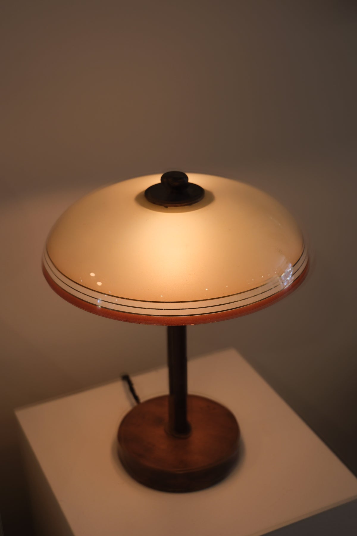 1940s Italian Copper Table Lamps