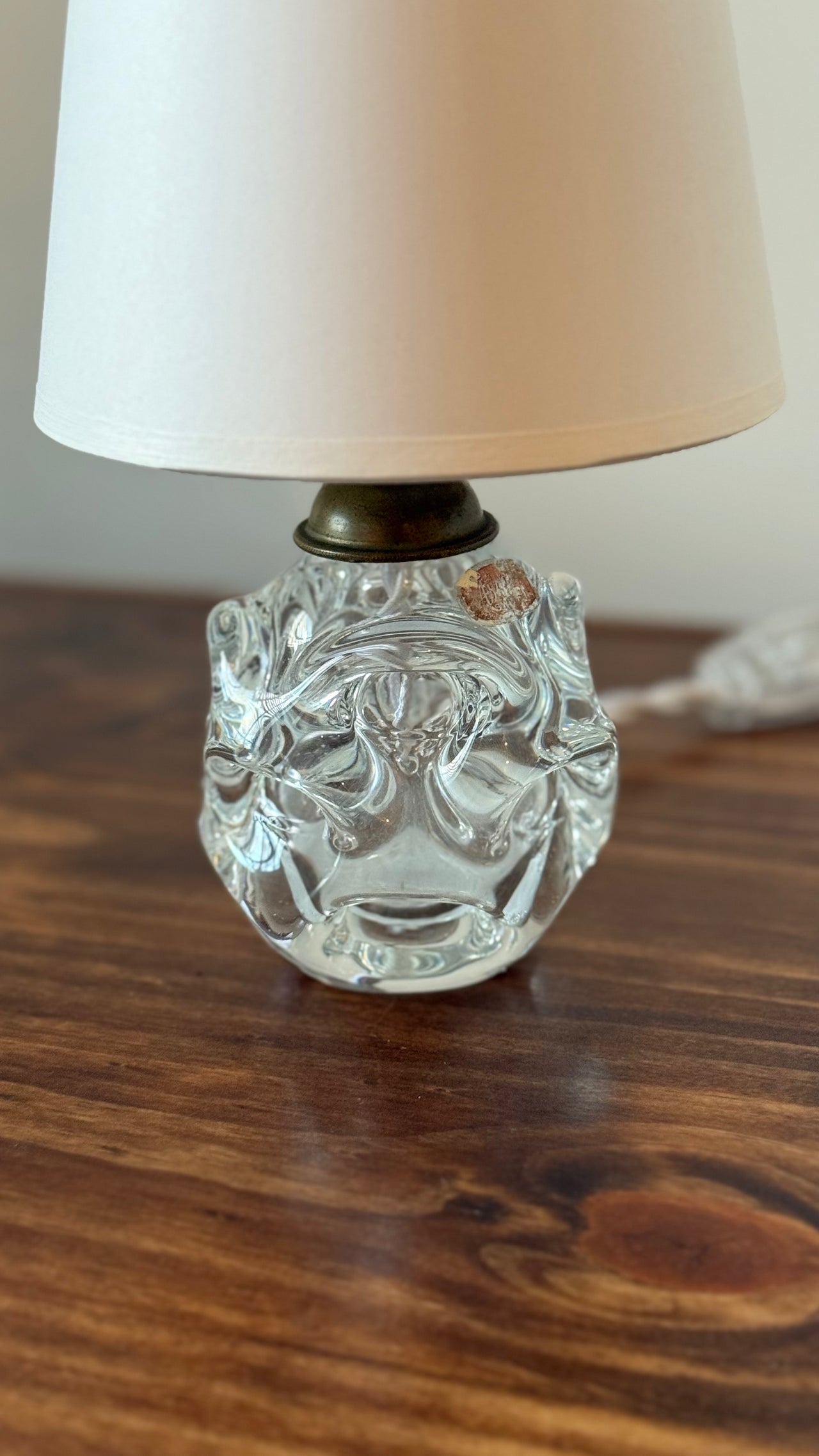 Börne Augustsson Petite Glass Table Lamp, c. 1950s