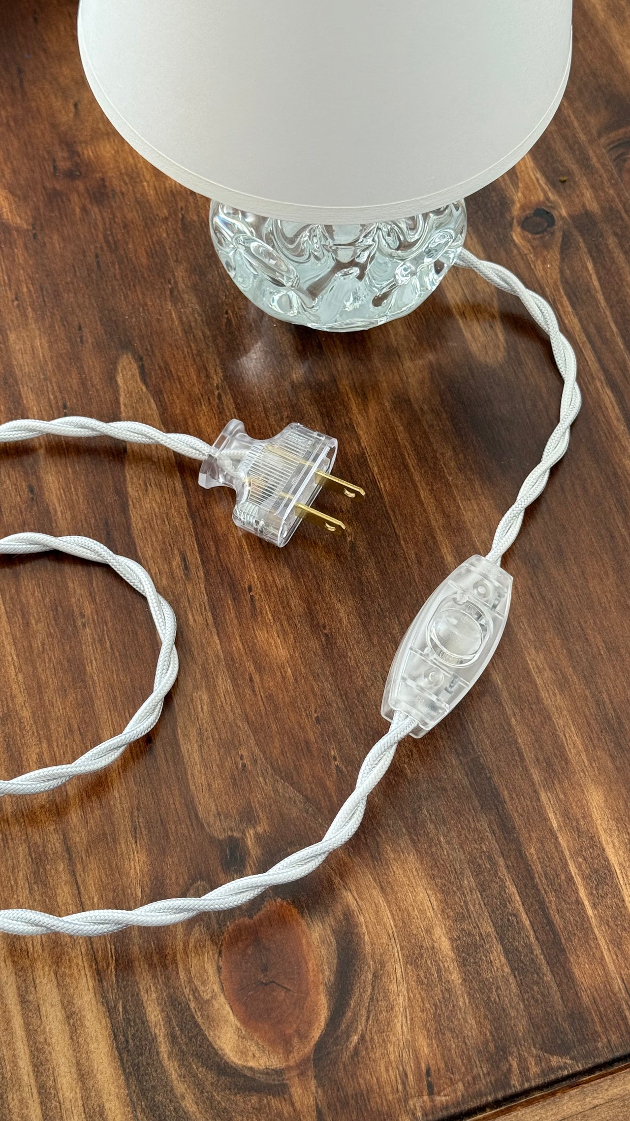 Börne Augustsson Petite Glass Table Lamp, c. 1950s
