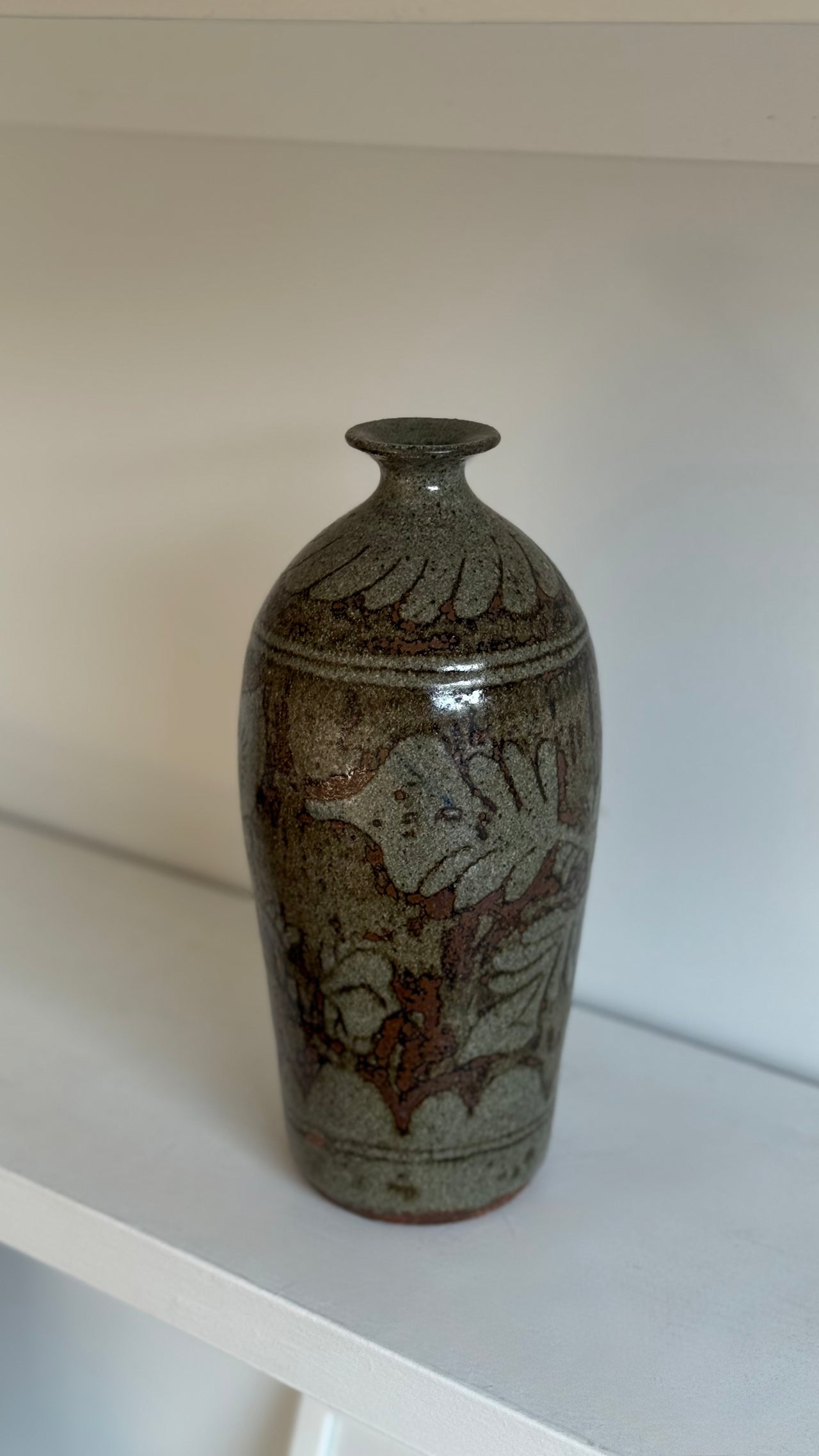 Studio Pottery Bottle Vase