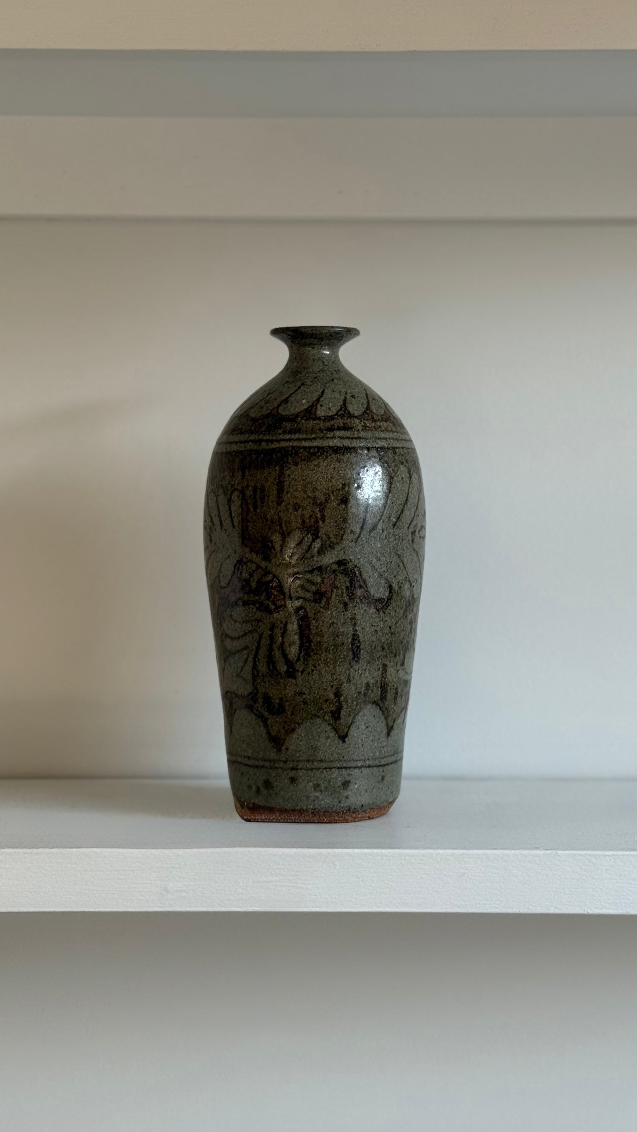 Studio Pottery Bottle Vase