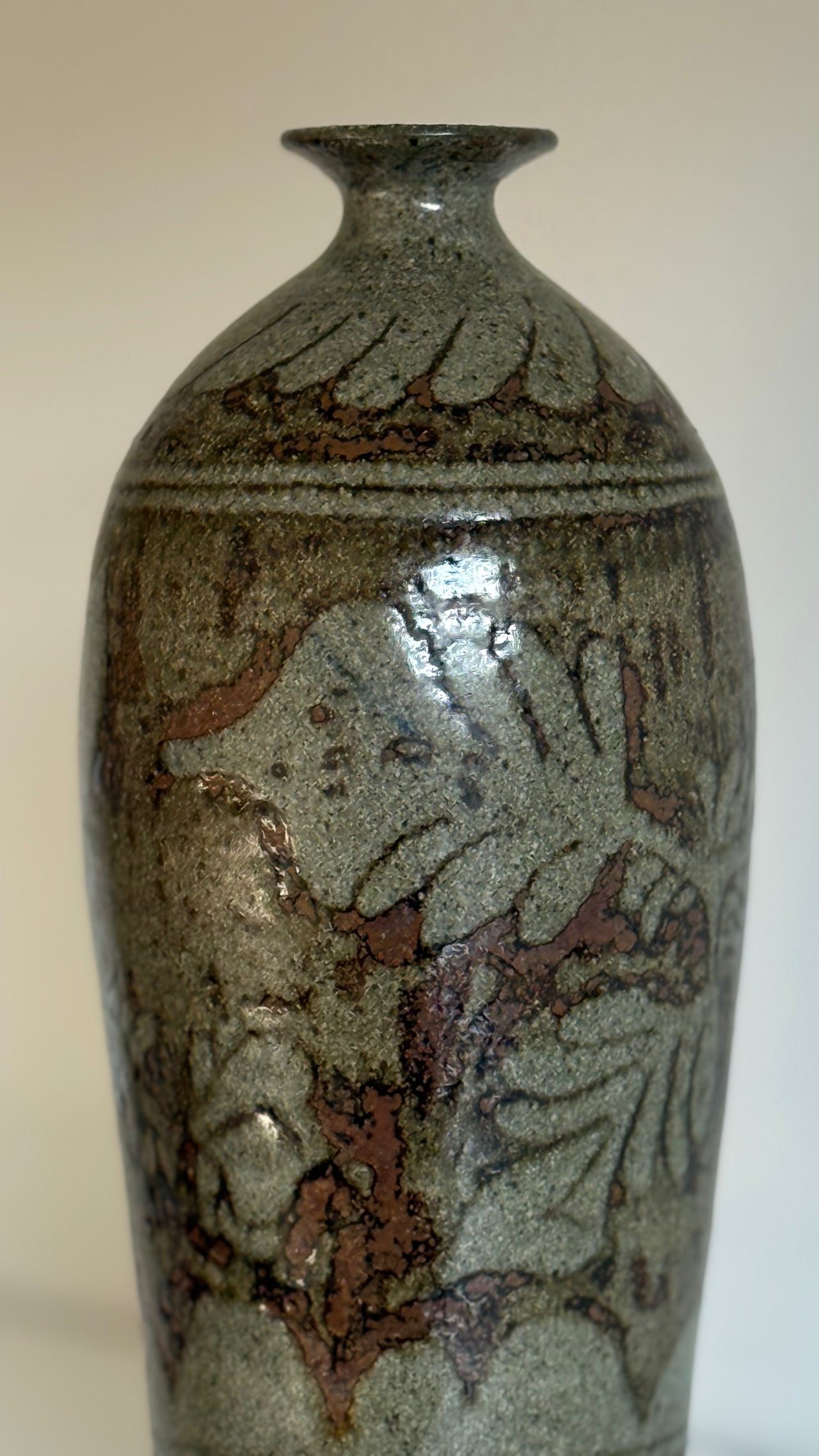 Studio Pottery Bottle Vase