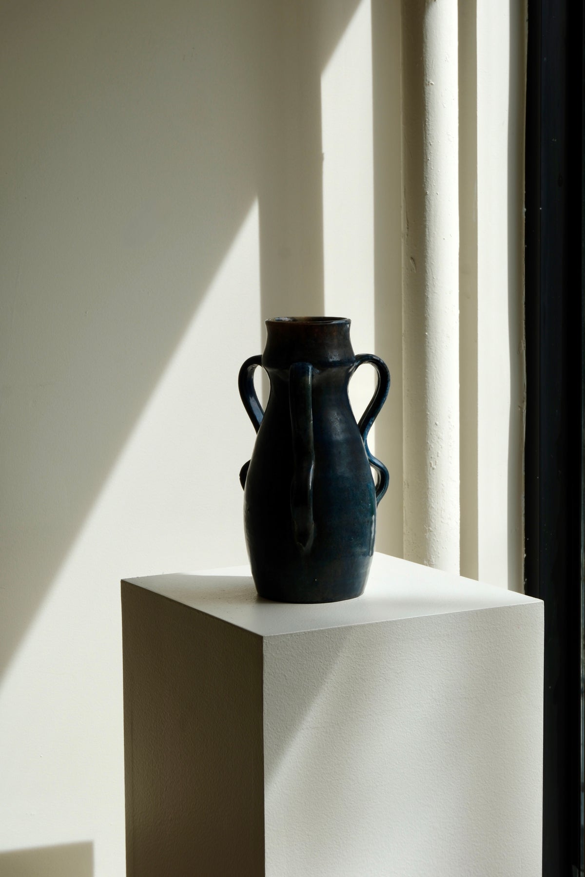 French Ceramic Art Nouveau Vase
