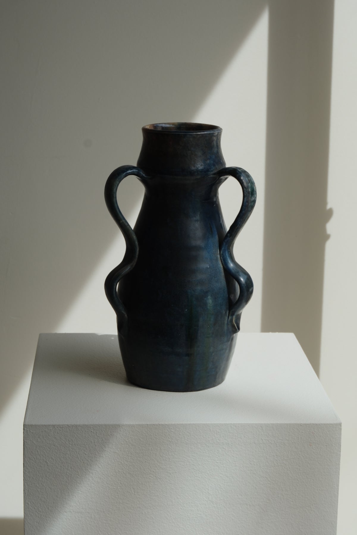 French Ceramic Art Nouveau Vase