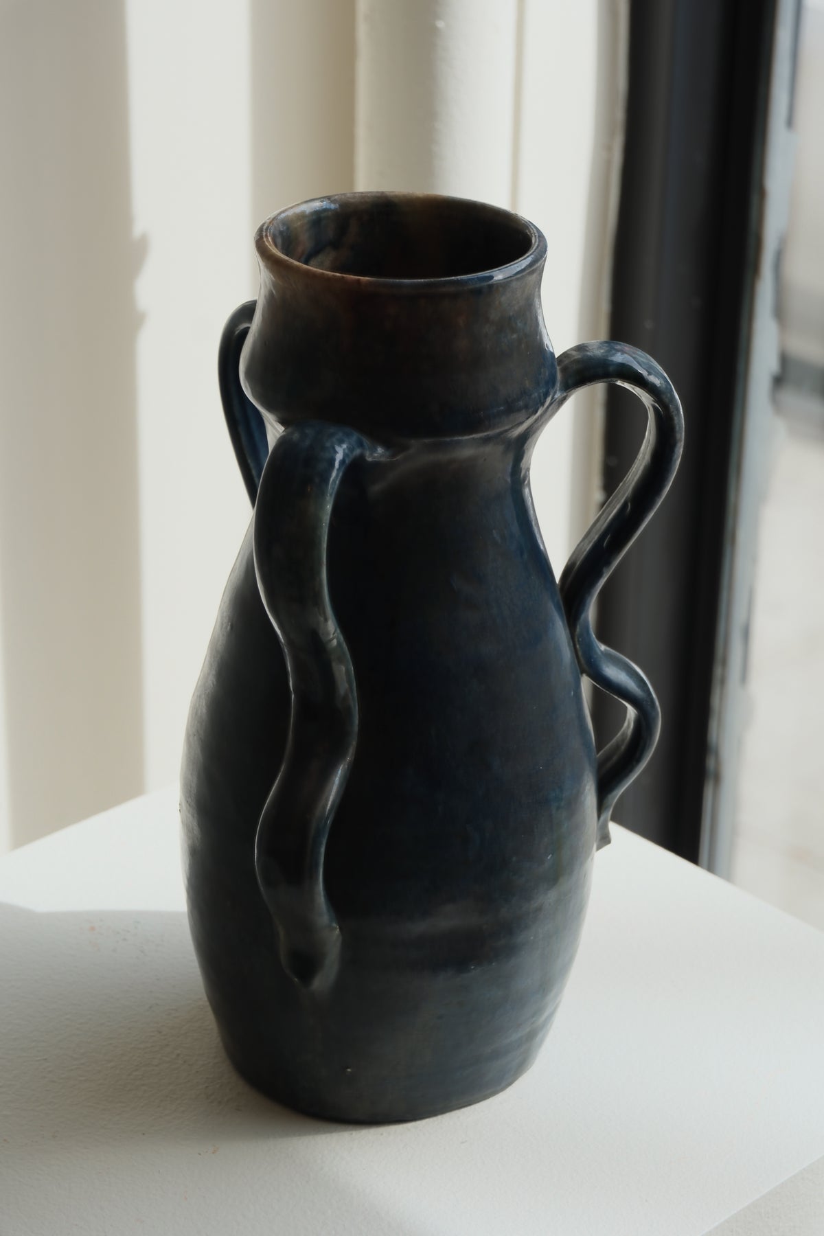 French Ceramic Art Nouveau Vase
