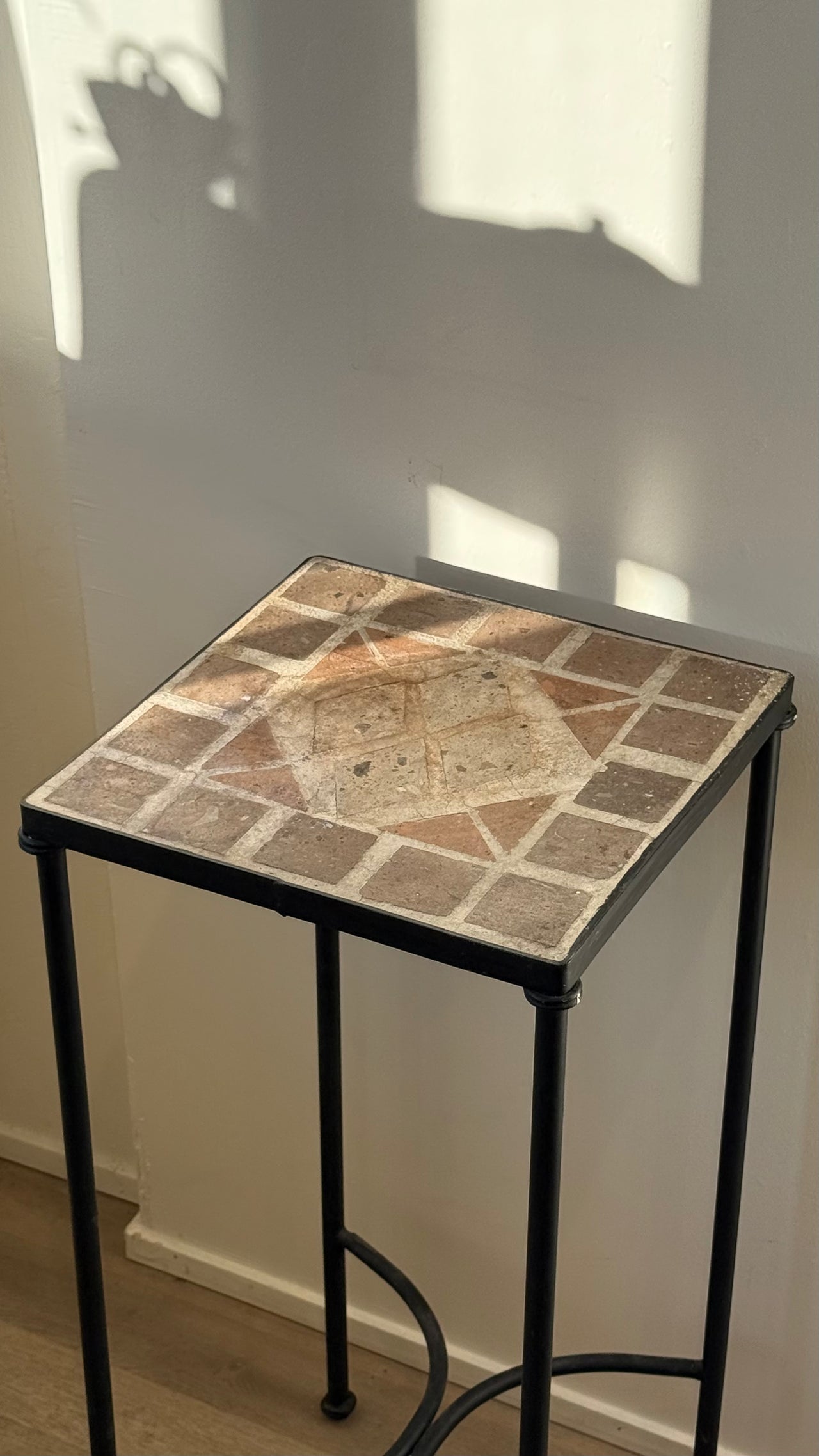 Wrought Iron Tile Table