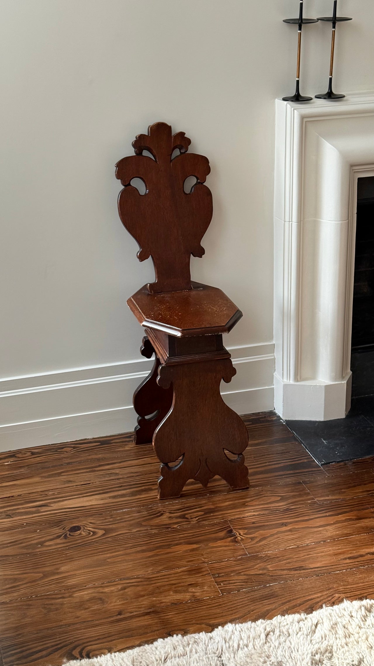 Antique Italian Sgabello Chair, c. 19th-century