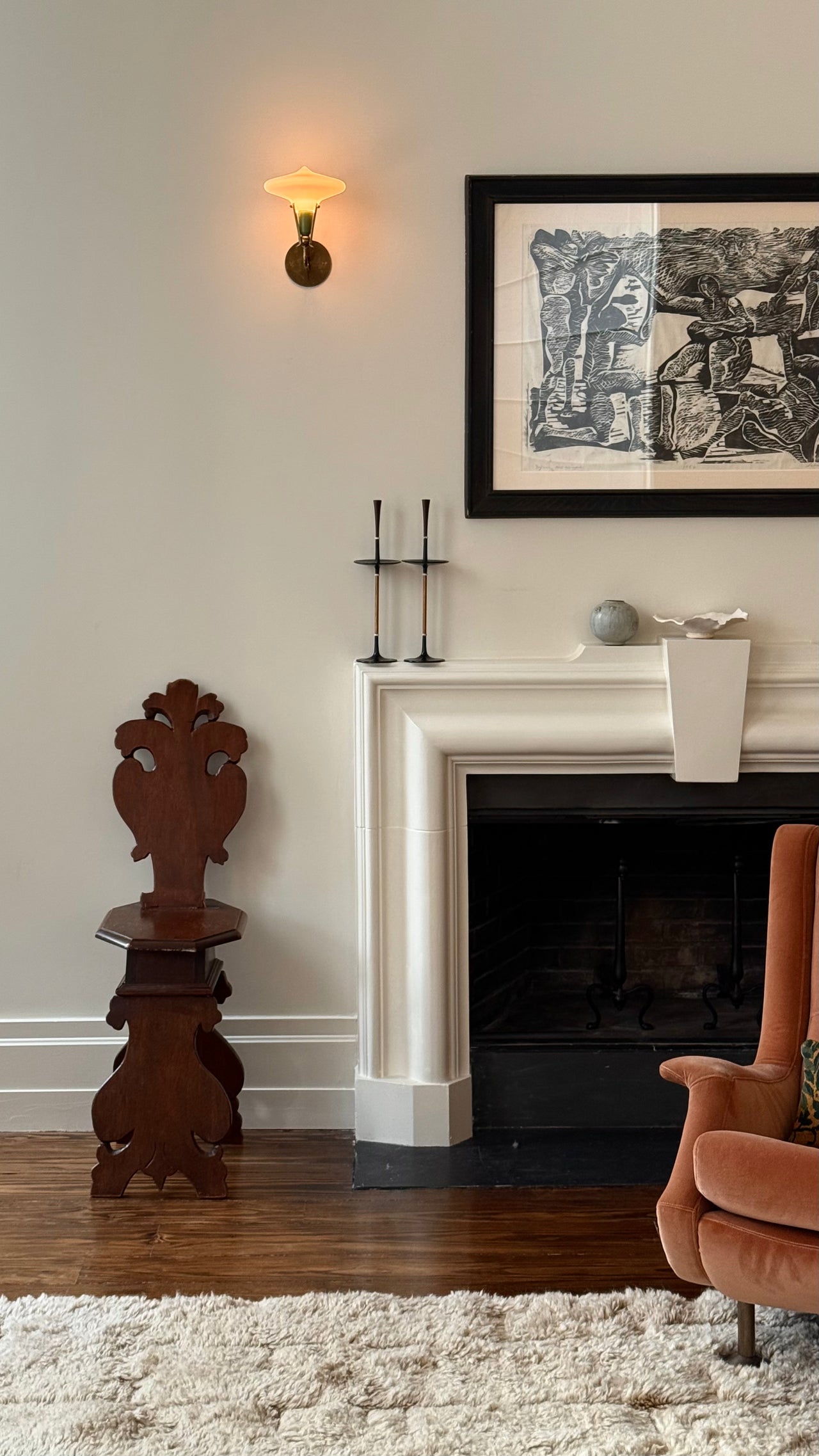 Antique Italian Sgabello Chair, c. 19th-century