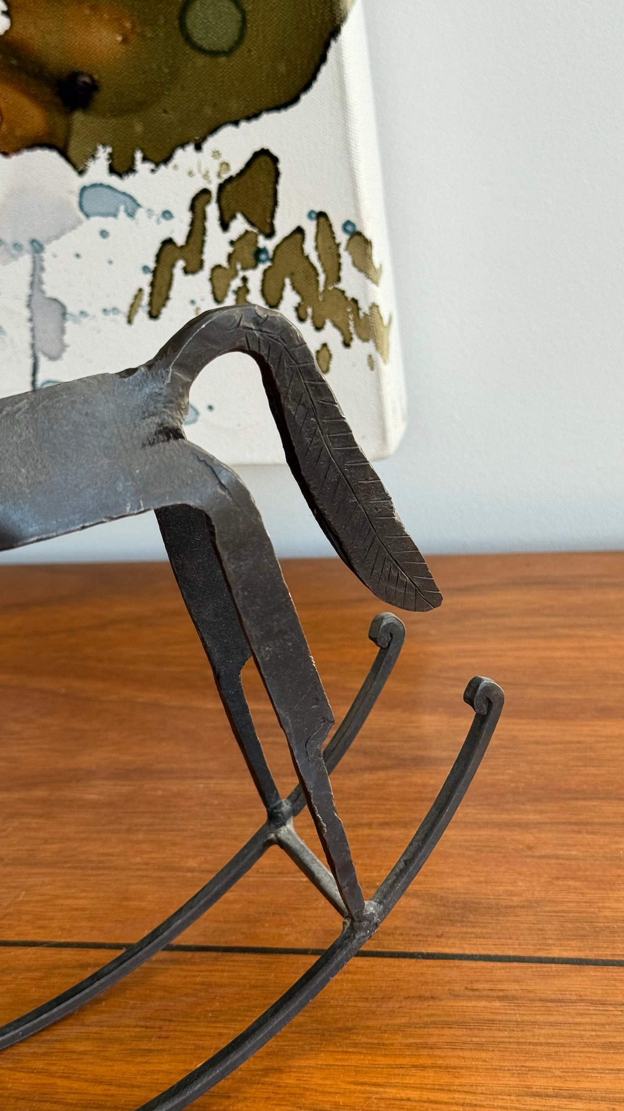 Wrought Iron Rocking Horse