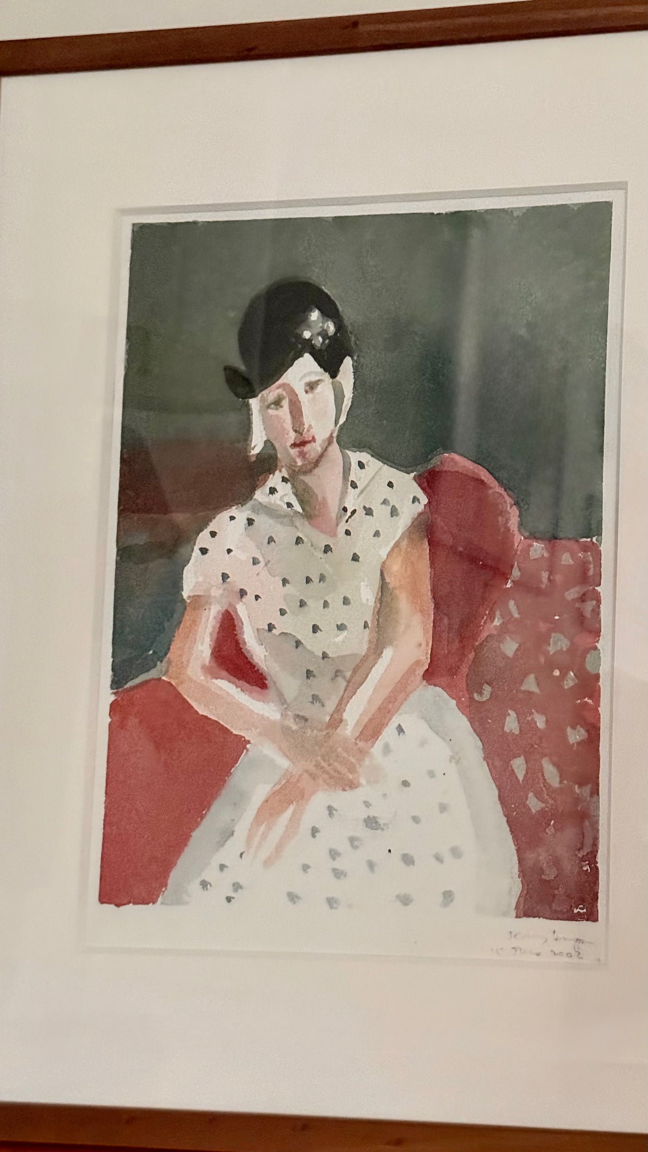 Watercolor Portrait 2 by Barbara Winkelstein