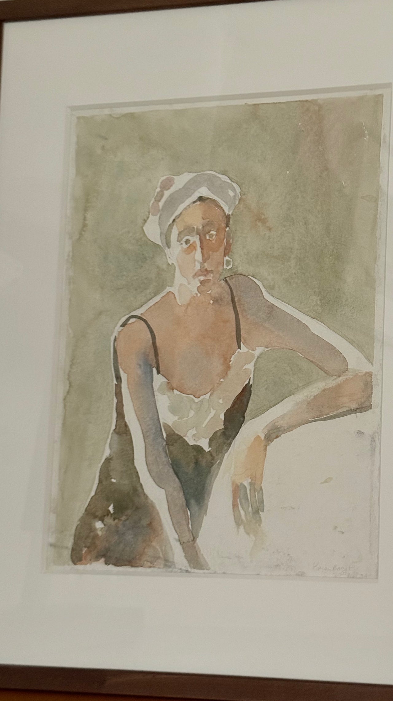 Watercolor Portrait 3 by Barbara Winkelstein