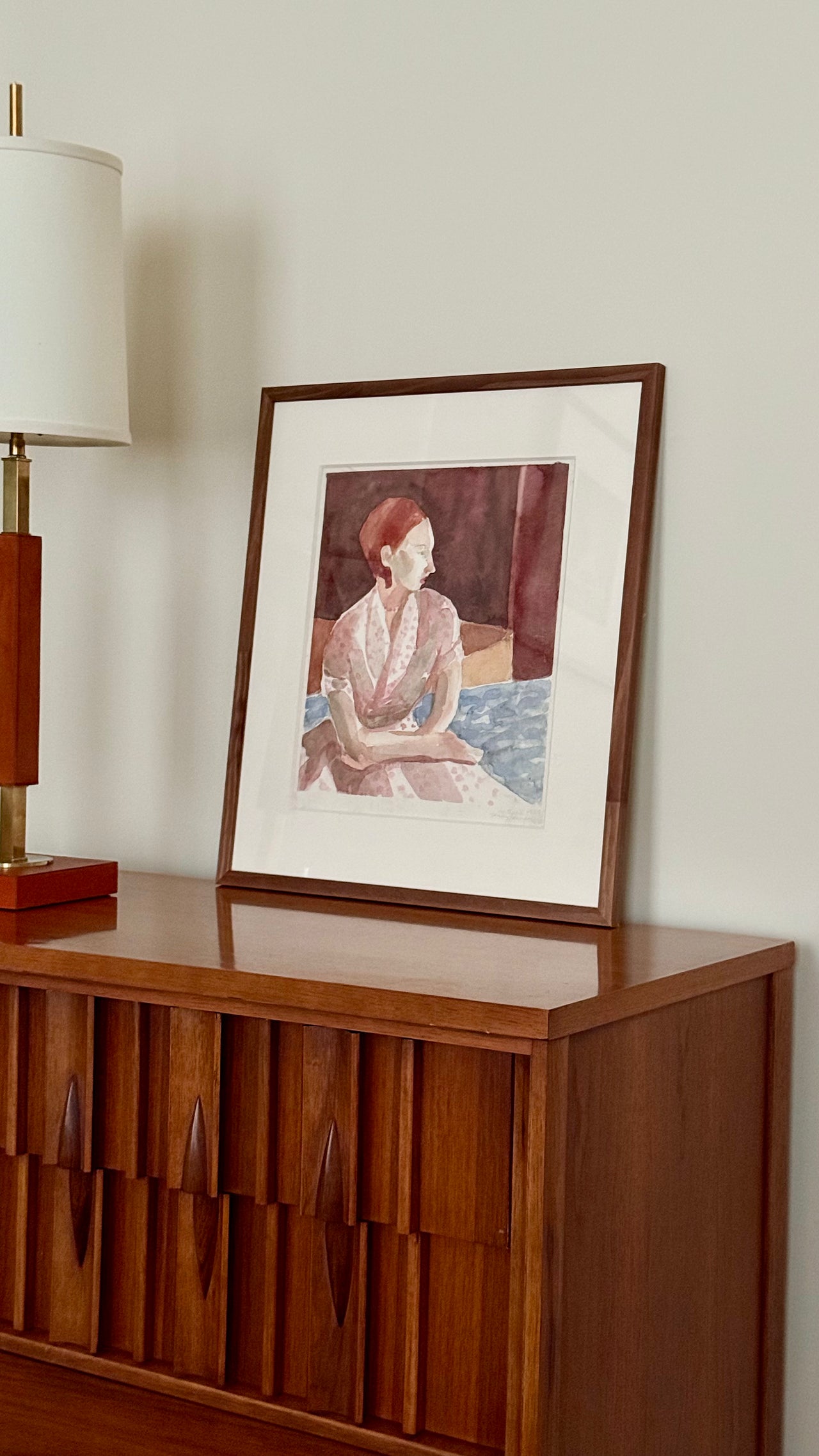 Watercolor Portrait 4 by Barbara Winkelstein