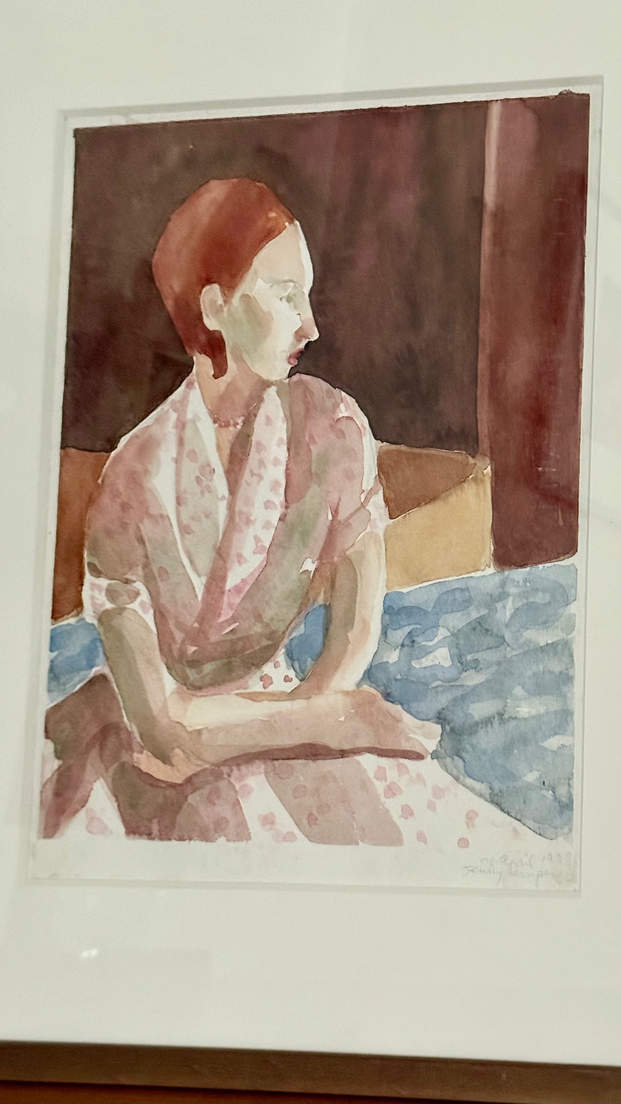 Watercolor Portrait 4 by Barbara Winkelstein