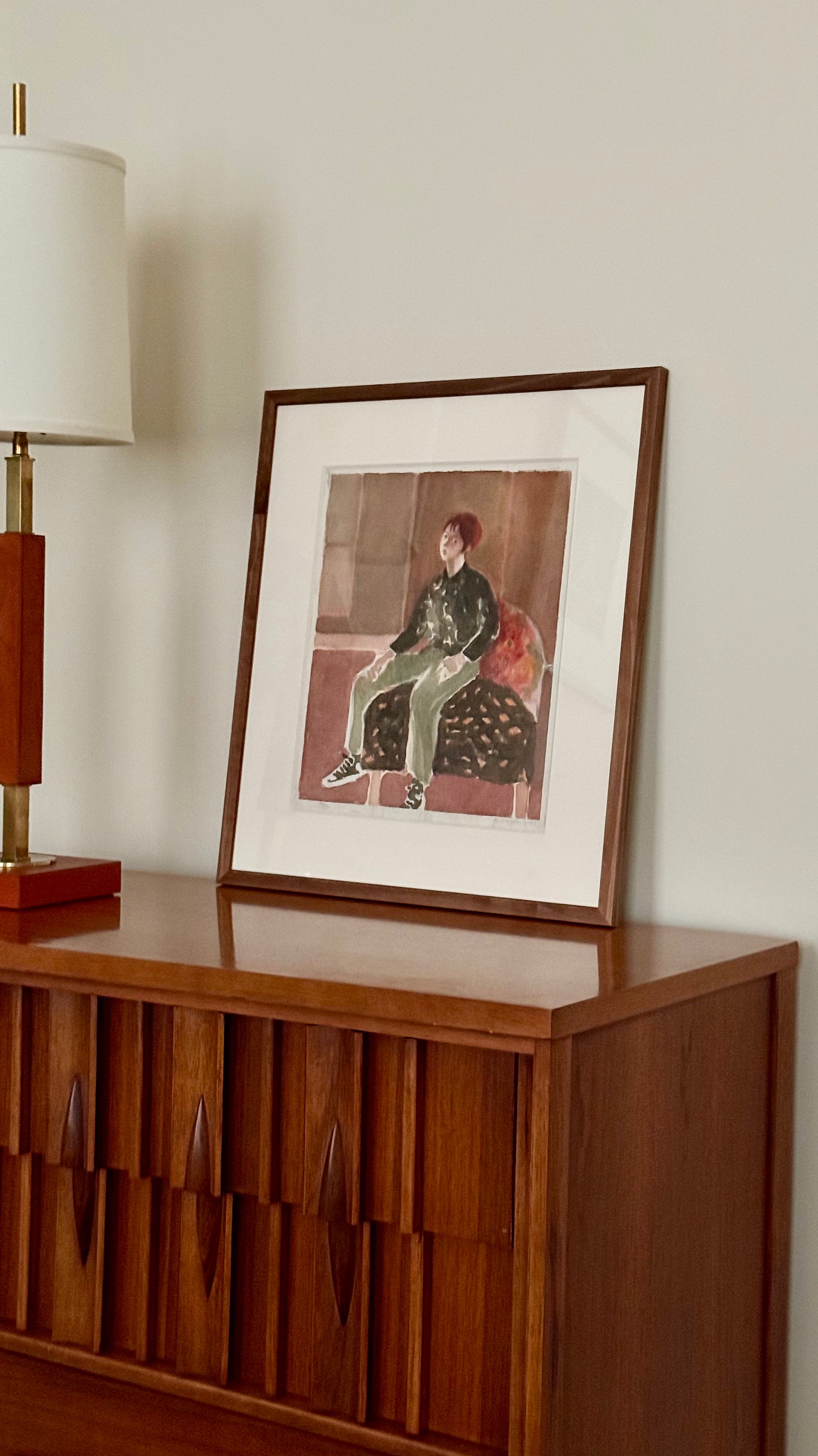 Watercolor Portrait 5 by Barbara Winkelstein