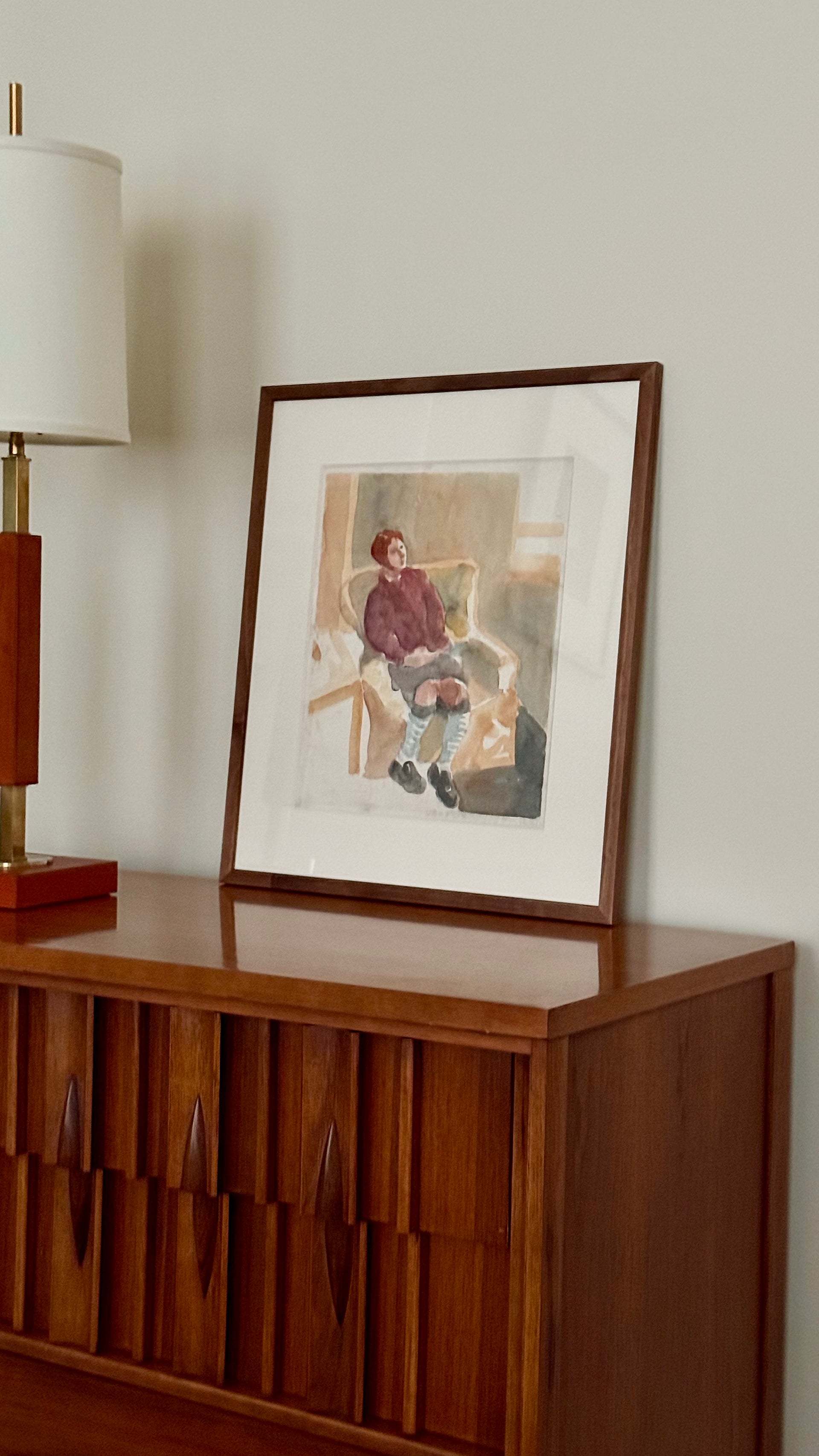 Watercolor Portrait 6 by Barbara Winkelstein