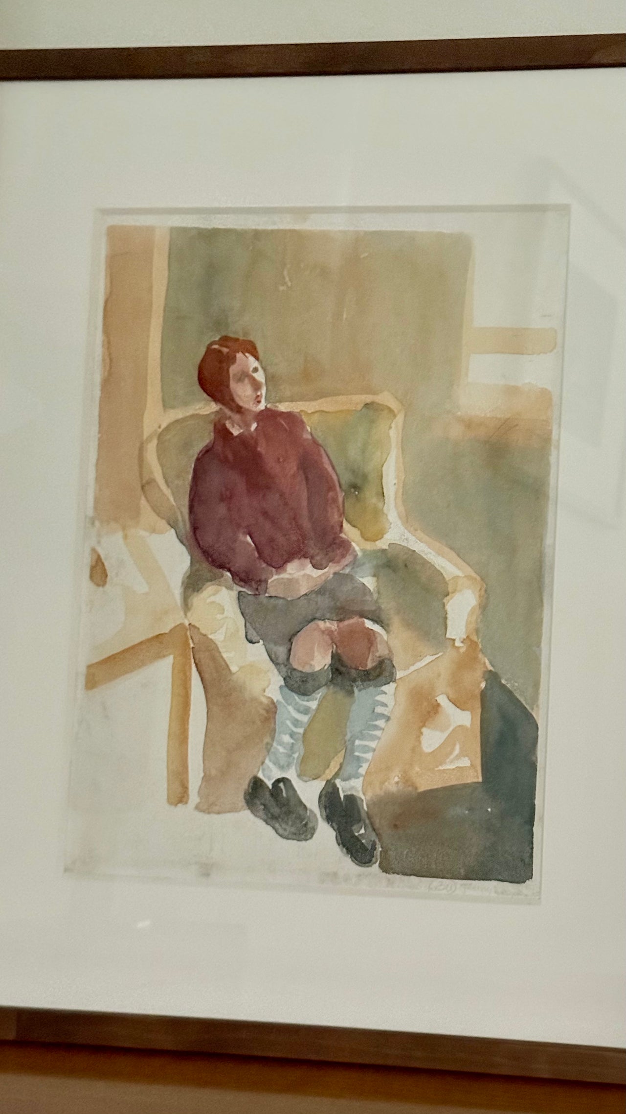 Watercolor Portrait 6 by Barbara Winkelstein