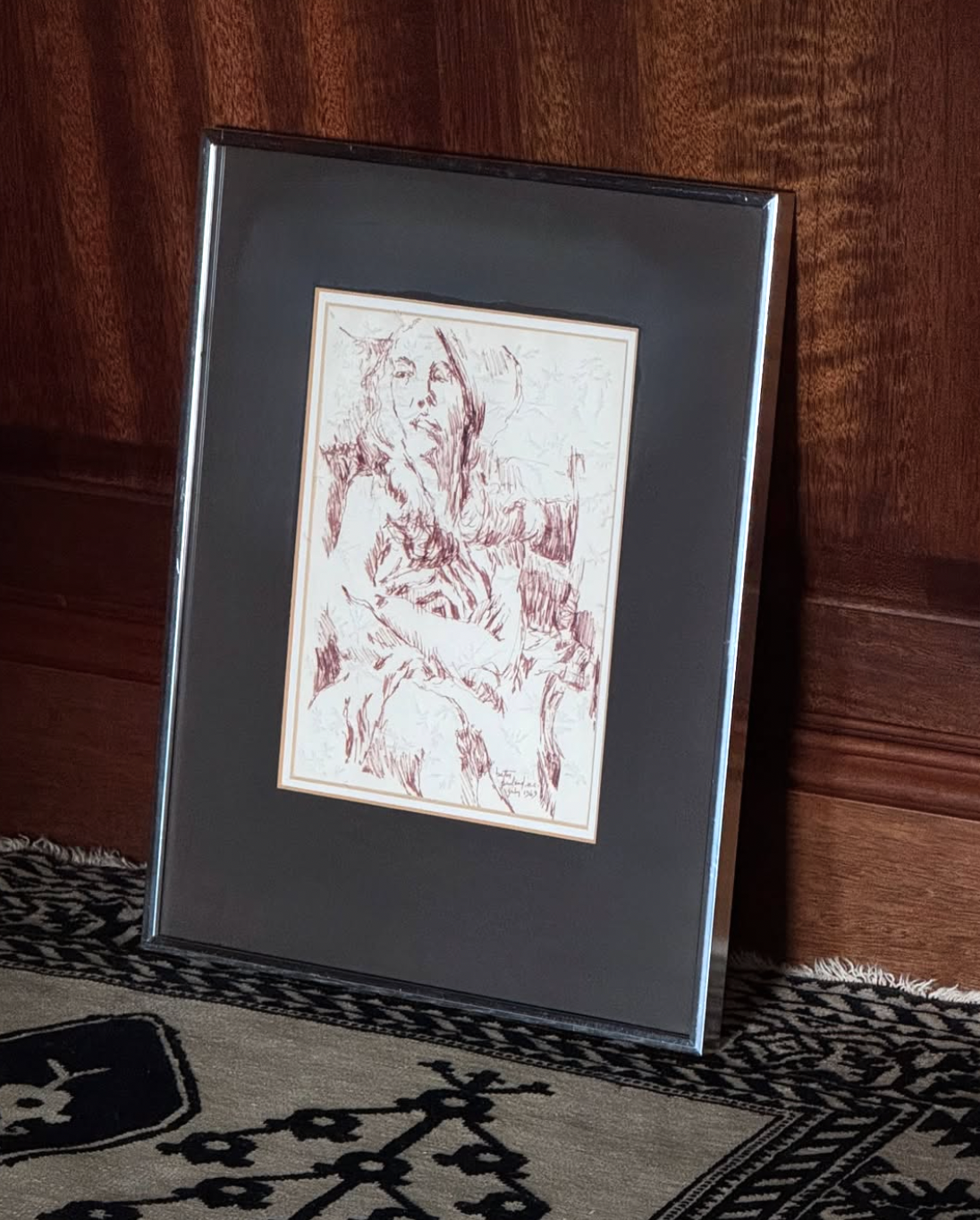 Line Drawing of a Woman